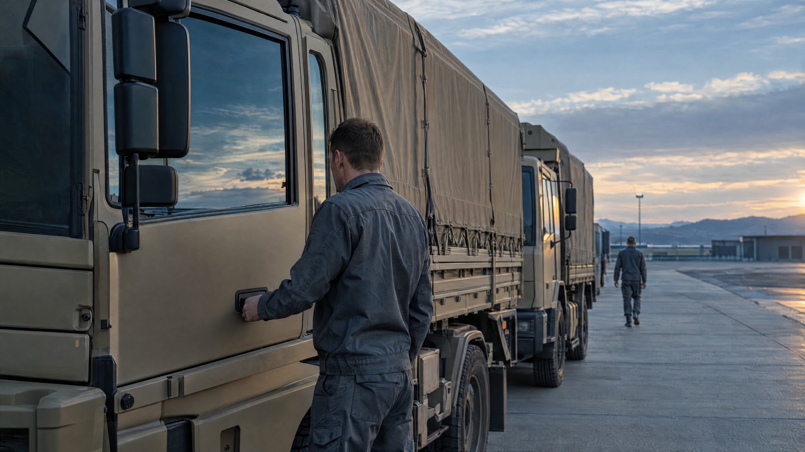 Glazing and doors for light, unarmoured vehicles.